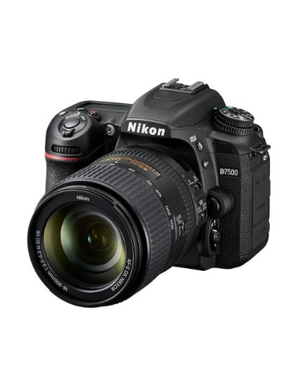 Digitalni fotoaparat NIKON D7500 + AF-S DX NIKKOR 18-300 VR, 20.9 MP, APS-C CMOS senzor, crni