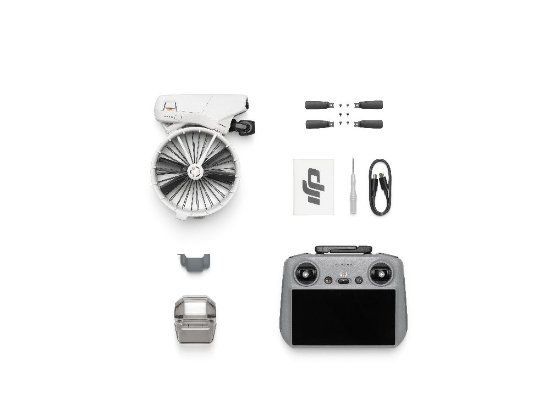 Dron DJI Flip (DJI RC 2), 4K UHD kamera, 3-axis gimbal, vrijeme leta do 31min, upravljanje daljinskim upravljačem, sivi