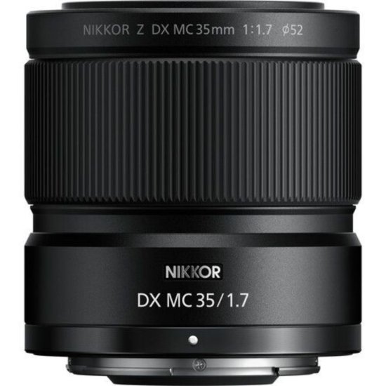 Objektiv NIKON Z DX 35mm f/1.7 Macro, 35mm, f/1.7, Z-mount, 52mm navoj filter, 8 elemenata u 7 grupa, maksimalno povećanje 1:1.5