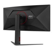 Gaming monitor 34" AOC CU34G4, UWQHD, VA, 180Hz, 1ms, 300cd/m2, FreeSync, zakrivljeni, crni