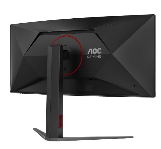 Gaming monitor 34" AOC CU34G4, UWQHD, VA, 180Hz, 1ms, 300cd/m2, FreeSync, zakrivljeni, crni