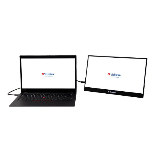 Prijenosni monitor 14" VERBATIM PMT-14, FHD, IPS, 60Hz, 10ms, zvučnici, crni