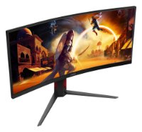 Gaming monitor 34" AOC CU34G4, UWQHD, VA, 180Hz, 1ms, 300cd/m2, FreeSync, zakrivljeni, crni