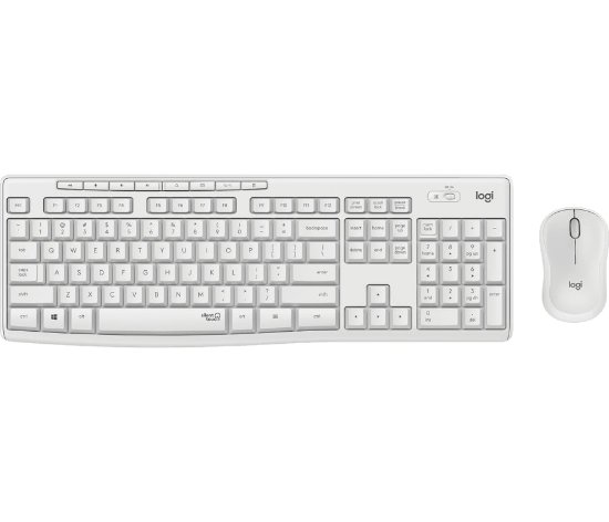 Logitech MK295 bežična tipkovnica i miš, bijela
