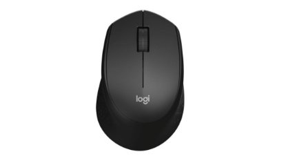 Miš LOGITECH M330 Silent Plus, optički, 1000dpi, bežični, crni, USB