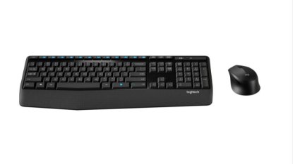 Tipkovnica + miš LOGITECH MK345 Wireless Combo, bežična, crna