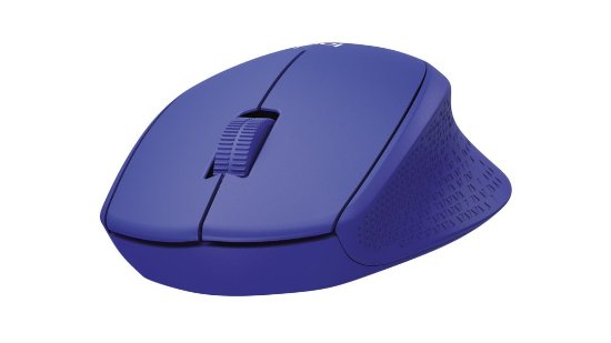 Miš LOGITECH M330 Silent Plus, optički, 1000dpi, bežični, plavi, USB