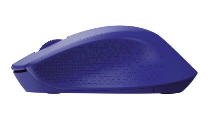 Miš LOGITECH M330 Silent Plus, optički, 1000dpi, bežični, plavi, USB