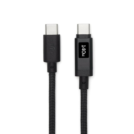 Kabel DJI, USB-C na USB-C, 7 A, 240W, 1.8 m, crni