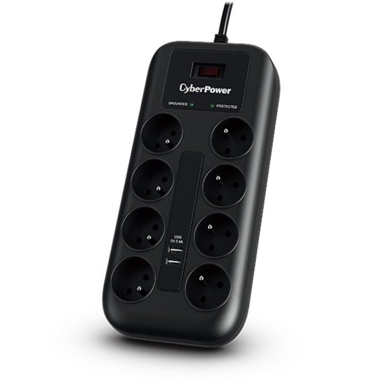 Cyberpower Prenaponska zaš tita P0820SUF0, 8x š uko, 2x USB