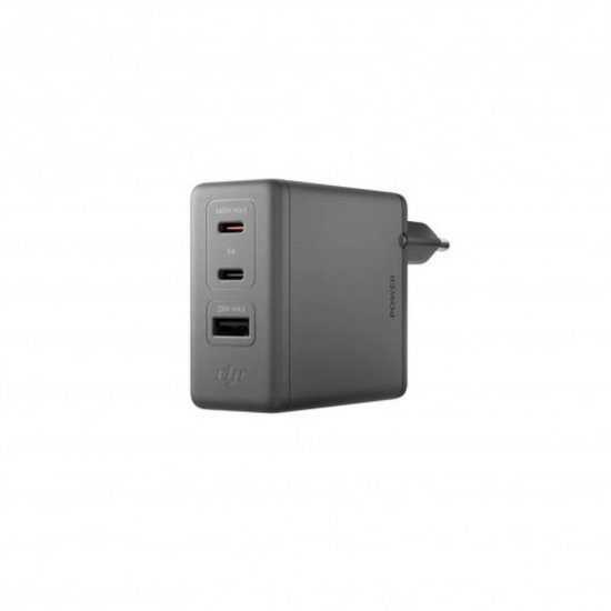 Kućni punjač DJI POWER, 140W, GaN, 140W, USB-C, crni, + 7A USB-C kabel