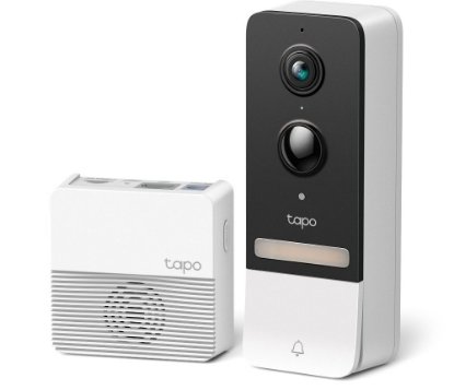 Pametno bežično zvono TP-LINK Tapo D230S1, 2K, WiFi, baterijsko, noćno snimanje