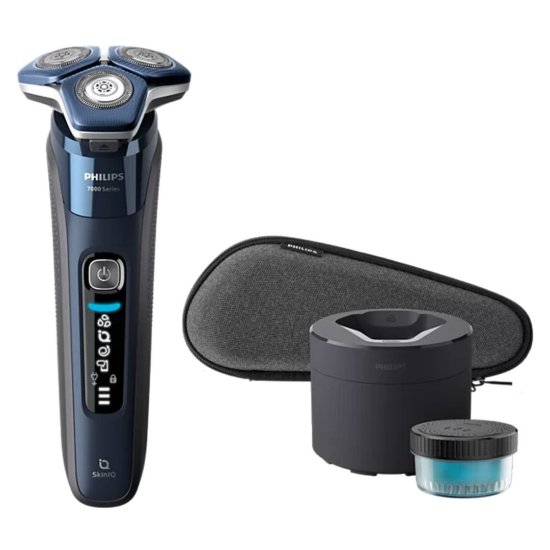 Aparat za brijanje PHILIPS S7885/50, za mokro i suho brijanje, crna/plava