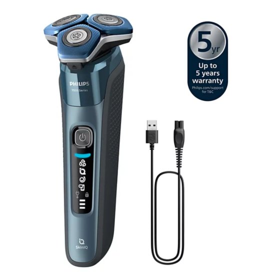 Aparat za brijanje PHILIPS S7882/55, za mokro i suho brijanje, plava