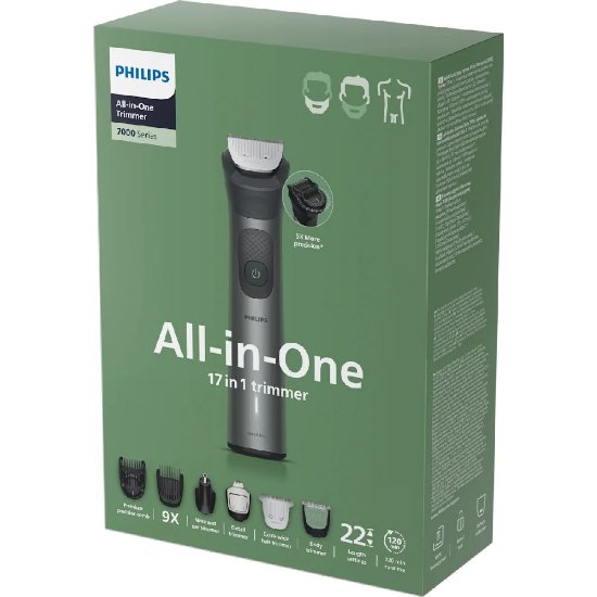 Trimer PHILIPS MG7941/15  Series 7000 All-in-One, 17u1, Series 7000, kosa i tijelo