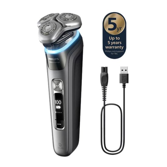 Aparat za brijanje PHILIPS XP9202/10 SkinIQ Pro i9000 Prestige Ultra, za mokro i suho brijanje, srebrno/sivo