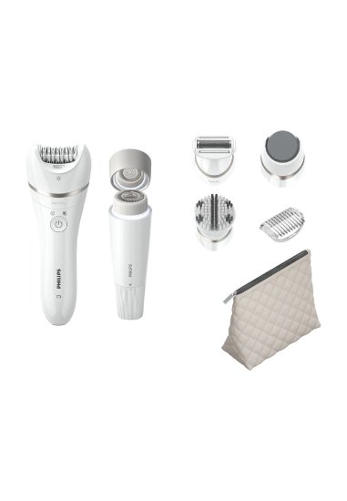 Epilator PHILIPS BRE770/92 Beauty Set Series 9000, Wet & Dry, bijeli