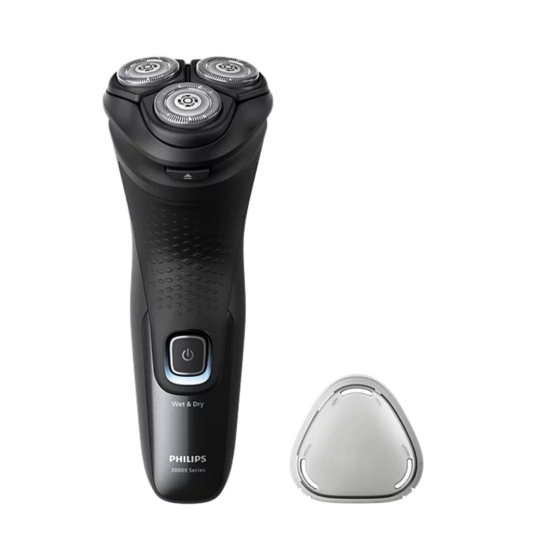 Aparat za brijanje PHILIPS X3051/00, bežična uporaba, za mokro i suho brijanje, crni
