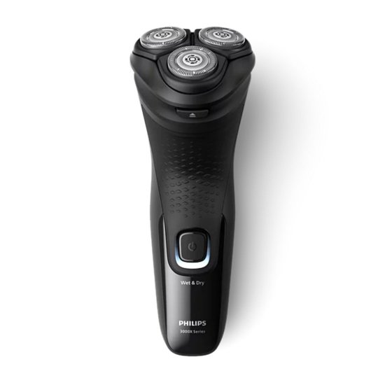 Aparat za brijanje PHILIPS X3001/00, bežična uporaba, za mokro i suho brijanje, crni