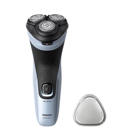 Aparat za brijanje PHILIPS X3003/00, za mokro i suho brijanje, crni/plavi