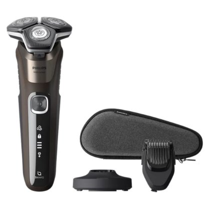 Aparat za brijanje PHILIPS S5886/38, za mokro i suho brijanj, crno/smeđi