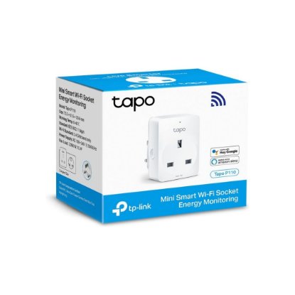 Bežična pametna utičnica TP-LINK Tapo P110, paljenje/gašenje uređaja putem mobilne aplikacije, WiFi