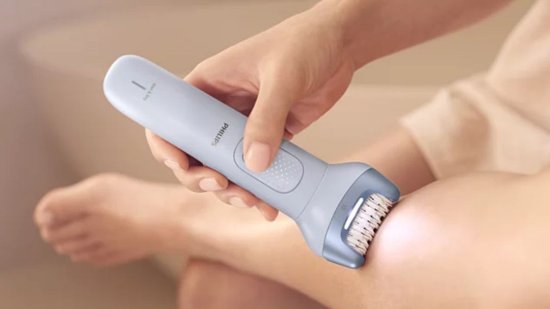 Epilator PHILIPS BRE708/00 Series 8000, suho i mokro, plavi