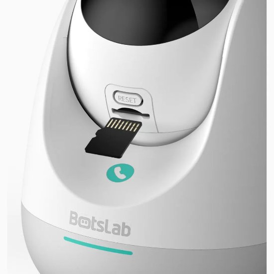 Mrežna nadzorna kamera BOTSLAB 2E PRO C213, 3MP, 360°, unutarnja, WiFi, noćno snimanje, bijela