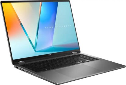 Slika Laptop ASUS Vivobook 16 Flip TP3607SA-RJ003X / Core Ultra 5 226V, 16GB, 512GB SSD, Intel HD Graphics, 16" 2,8K 120Hz OLED, Windows 11 Pro, sivi
