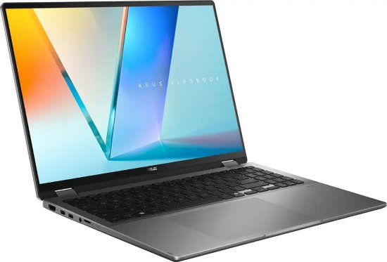 Slika Laptop ASUS Vivobook 16 Flip TP3607SA-RJ003X / Core Ultra 5 226V, 16GB, 512GB SSD, Intel HD Graphics, 16" 2,8K 120Hz OLED, Windows 11 Pro, sivi