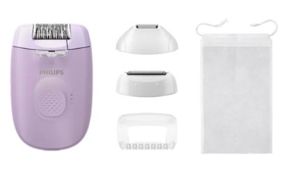 Epilator PHILIPS EPILATOR BRE257/00 Series 4000, ljubičasti