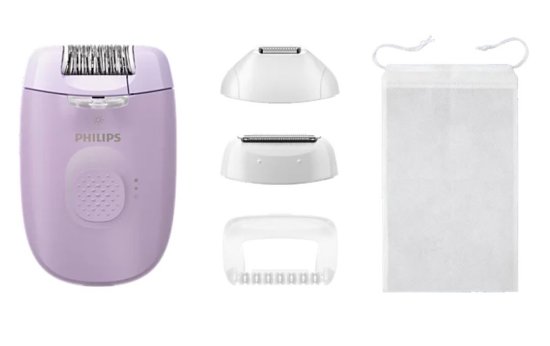 Epilator PHILIPS EPILATOR BRE257/00 Series 4000, ljubičasti