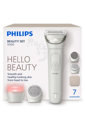 Epilator PHILIPS BRE748/00 Beauty Set 9900, za mokru i suhu uporabu, bijeli