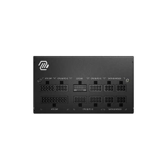 Napajanje 850W, MSI MAG A850GL PCIE5, ATX v3.0, 120mm vent, modularno, 80+ Gold