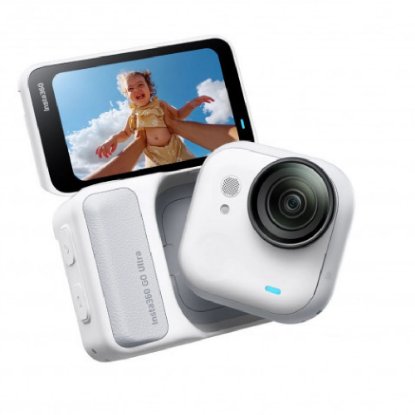 Sportska digitalna kamera INSTA360 GO Ultra, 4K, bijela, Creator Bundle