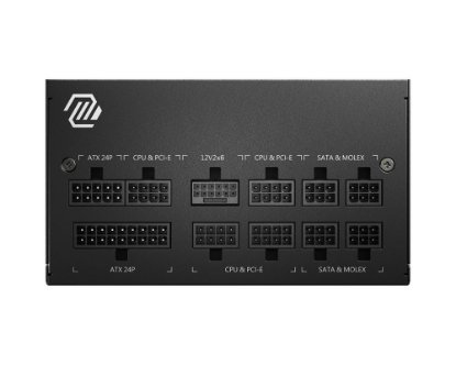 Napajanje 750W, MSI MAG A750GL PCIE5, ATX v3.0, 120mm vent, modularno, 80+ Gold
