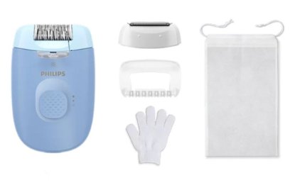 Epilator PHILIPS EPILATOR BRE247/00 Series 4000, plavi