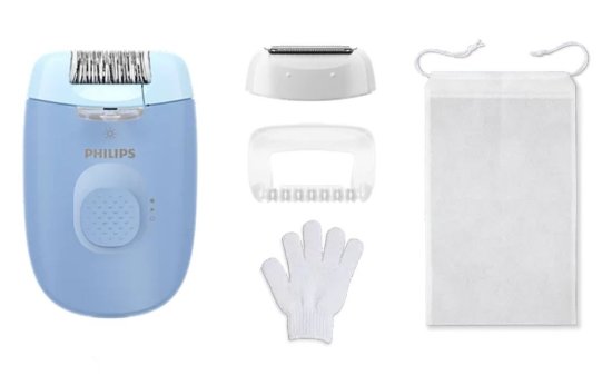 Epilator PHILIPS EPILATOR BRE247/00 Series 4000, plavi