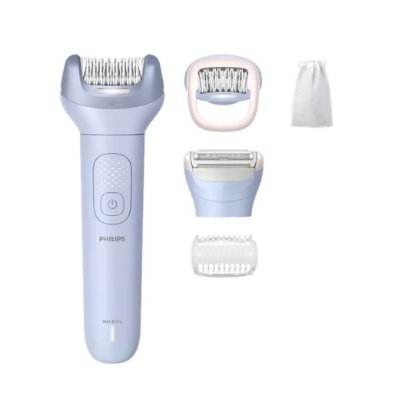 Epilator PHILIPS BRE709/00 Series 8000, Wet & Dry, plavi