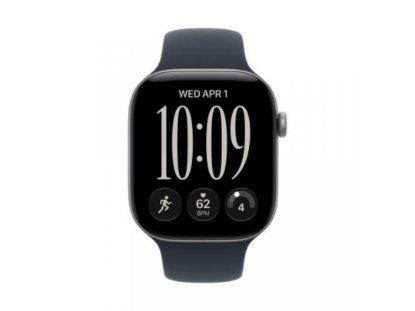 Pametni sat APPLE WATCH SERIES 12 GPS, 46mm, Sivo aluminijsko kućište, Navy Blue sportska narukvica S/M