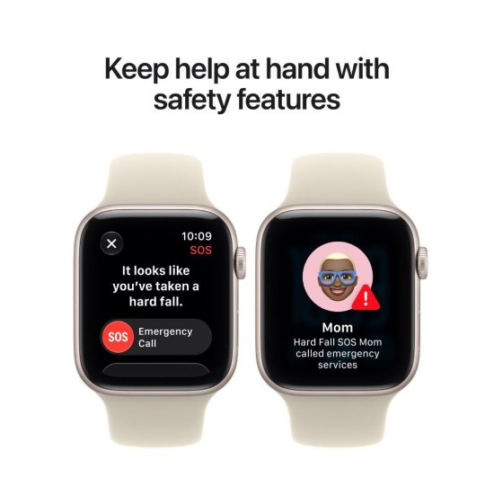 Pametni sat APPLE Watch SE3 v2 , 40mm Starlight aluminijsko kućište, Starlight sport remen - S/M