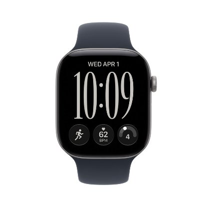 Pametni sat APPLE WATCH SERIES 12 GPS, 46mm, Sivo aluminijsko kućište, Navy Blue sportska narukvica S/M