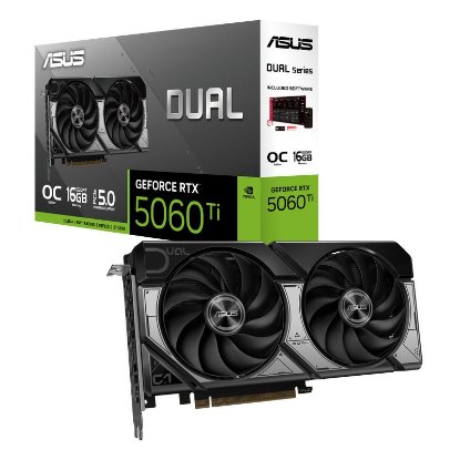 Grafička kartica ASUS GeForce RTX 5060 Ti Dual OC, 16GB GDDR7