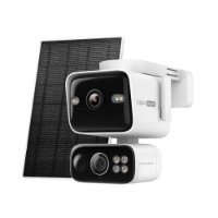Mrežna nadzorna kamera TP-Link Tapo C675D kamera + Tapo A202 Solar panel, 4K/8MP, detekcija pokreta, Wi-Fi, vanjska, solarna, bijela