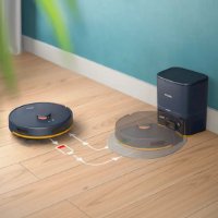 Robotski usisavač PHILIPS XU2100/15, stanicom za samopražnjenje, crni