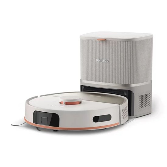 Robotski usisavač PHILIPS XU5100/20,sa stanicom za samopražnjenje, sivi