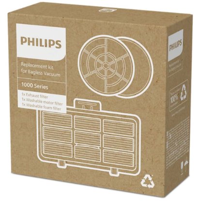 Filter za usisavač PHILIPS XV1210/01, izdušni filter, 1 kom, za usisavače bez vrećice serije 1000
