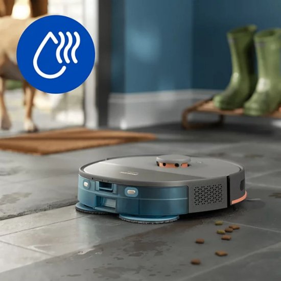Robotski usisavač PHILIPS XU5000/20, baza za punjenje, crni