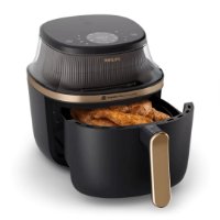 Friteza na vrući zrak PHILIPS NA342/00, 7,2 L, 2000 W, crno-zlatna, plastika, 45 cm x 32 cm x 34 cm