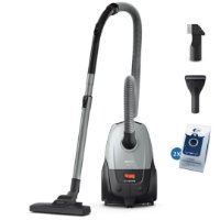 Usisavač PHILIPS 2000 Series XD2142/12, 850 W, 3 L vrećica, HEPA filter, sivo/crna